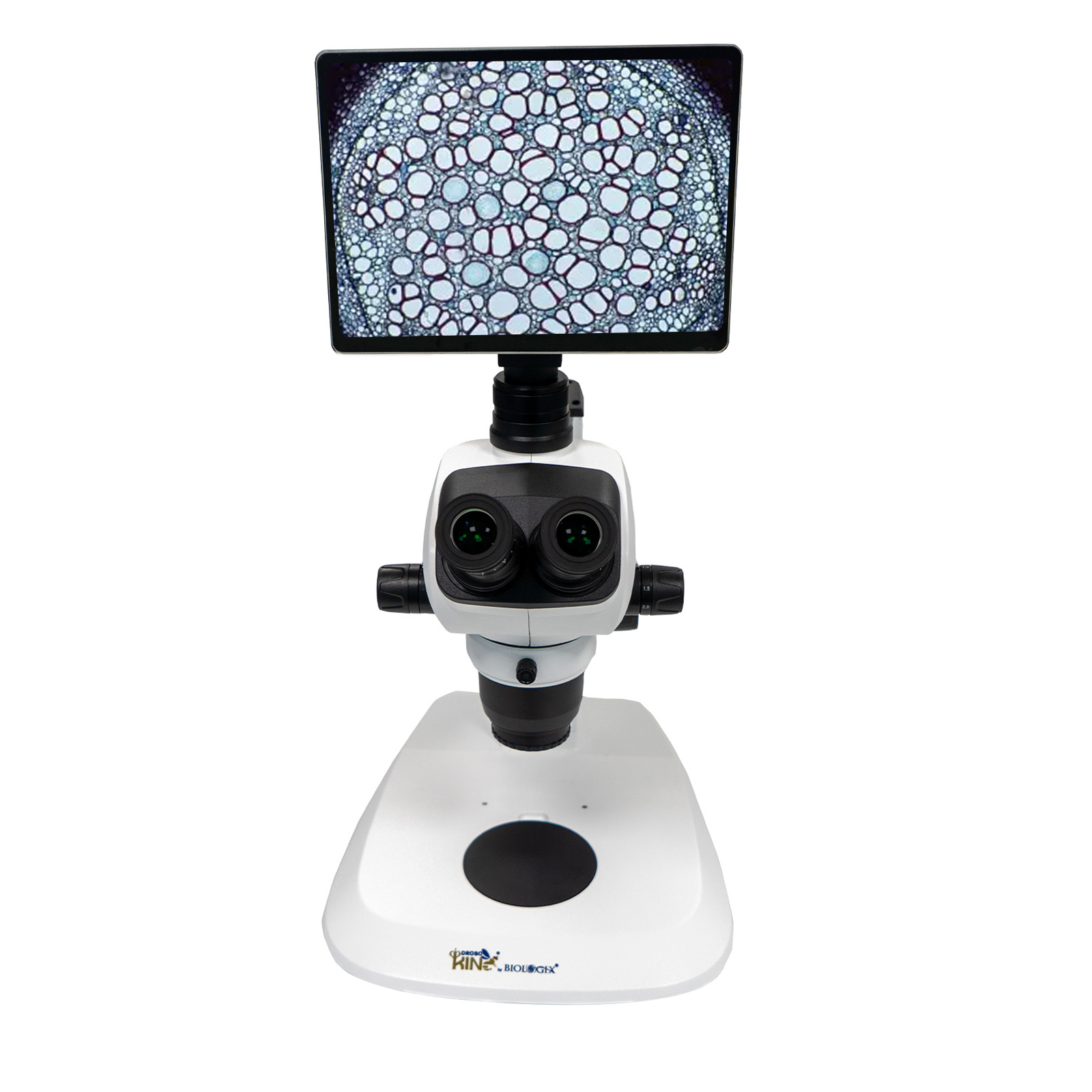 体式三目显微镜-四驱控制环形光源