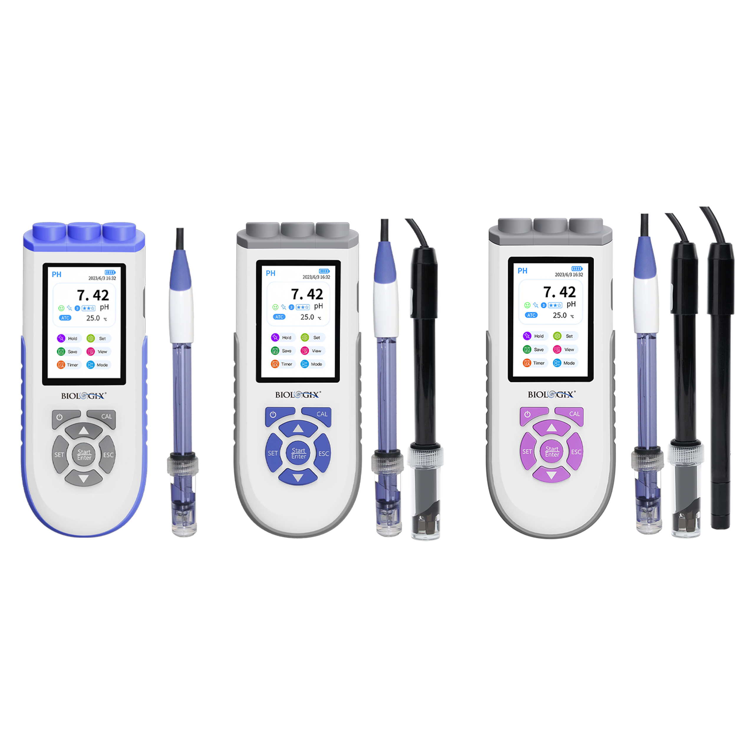 便携式 pH / 电导率 / 溶解氧测定仪